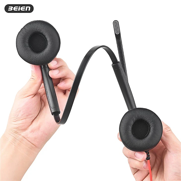 Dual Ear ENC Call Center Headset