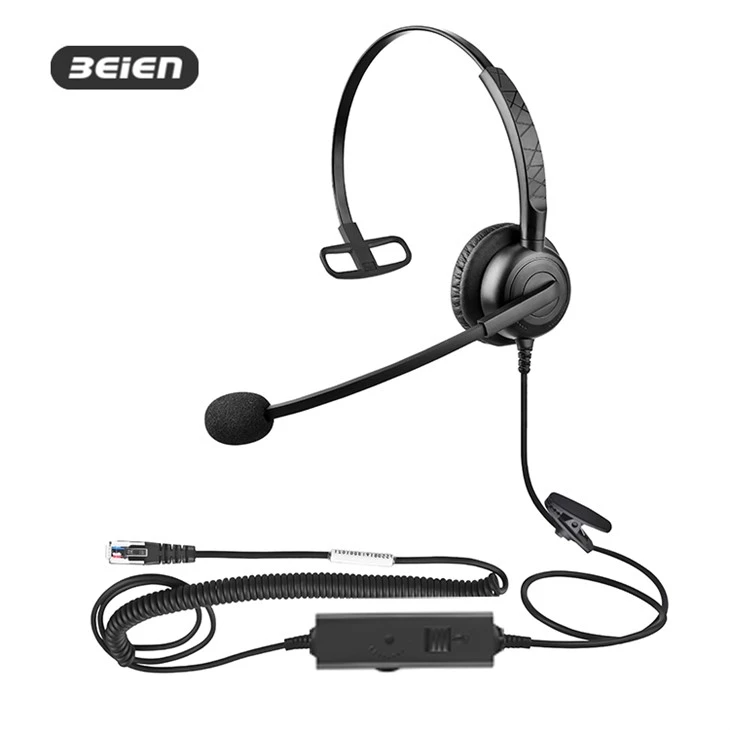 Best RJ9 Wired Headset With Microphone For Telephone suppliers