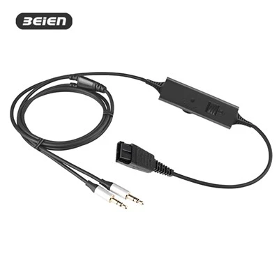 GNQD-PC2*3.5mm PC アダプター（インライン制御付き）