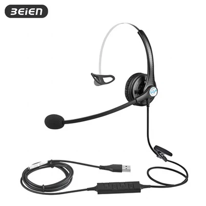 USBを使用したモノオーバーイヤーヘッドフォン